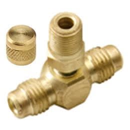 AVT4P CPS 1/4" SAE M w/Cap & Core x 1/4" SAE M x 1/4" MNPT (3-Pk)