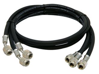 HP5BKZ3 CPS 5' Black Premium Hose Chrome Fittings (3PK)