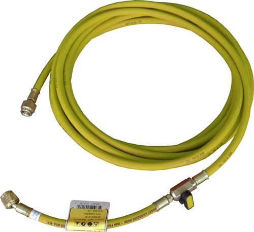 HS15YL CPS 15' Yellow Standard In-Line Ball Valve Hose