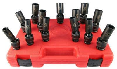 SS4113DU Chicago Pneumatic 1/2" Drive Metric Deep Universal Socket Set