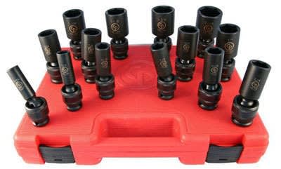 SS4014DU Chicago Pneumatic 1/2" Drive SAE Deep Universal Socket Set