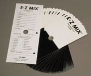 79000 E-Z Mix Color Match Cards, 250-Pk