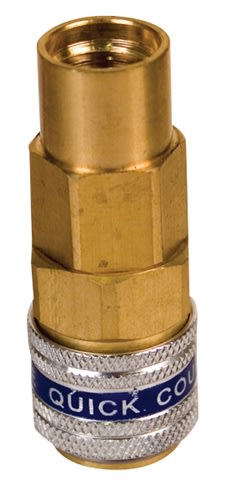 6008 FJC Inc. R134a Straight Quick Coupler - LS 14mm x 1.5