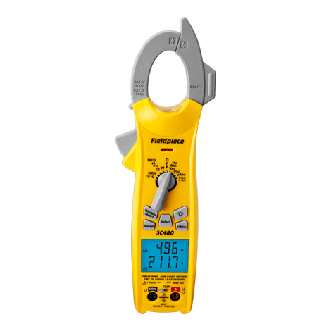 SC480 Fieldpiece Power Clamp-Job Link ®