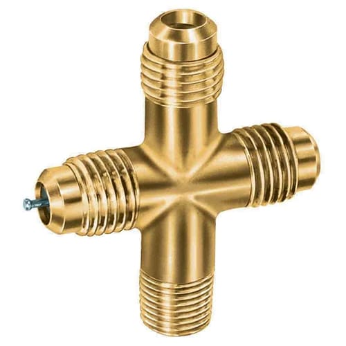 A31522-100 JB Industries Cross 1/4" Access x 1/8" MPT 100 Pack