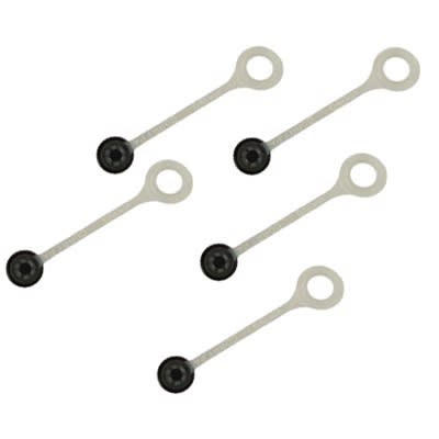 A31992 JB Industries 1/4" Plastic O-Ring Seal Cap w/Plastic Retainer Strap 5 Pack