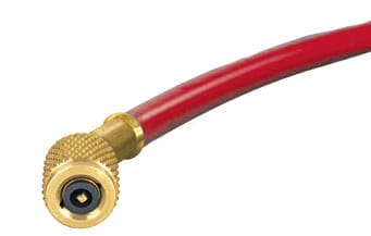 CLE-36R JB Industries 1/4" x 36" Red Enviro-Safe Charging Hose