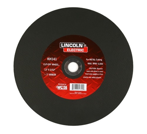 photo of KH141 Lincoln Cut-Off Wheel 12" X 3/32" 1" Arbor