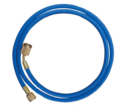 45601 Mastercool 60" Blue Hose W/Shut-Off Valve Fitting