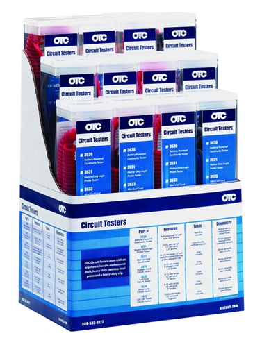 3644 OTC 12-Pack Display Circuit Tester Assortment