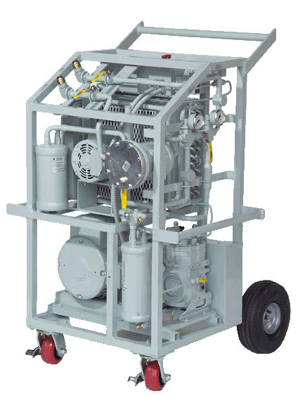 ALLVAC RefTec Universal High & Low Pressure Refrigerant Recovery Unit