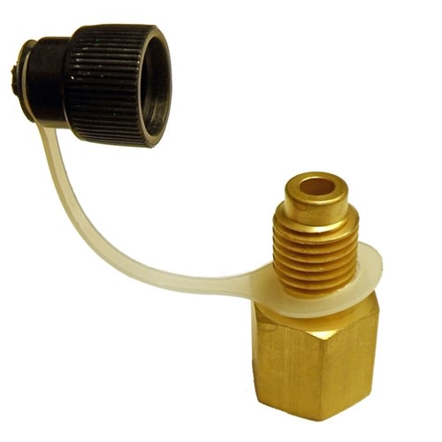 525488 Robinair Vacumaster Inlet Fitting Adapter 3/8 Female Flare X 1/2 Male ACME