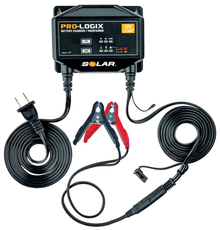 PL2112 Solar Pro-Logix 12V 1 Amp Lithium Battery Charger / Maintainer