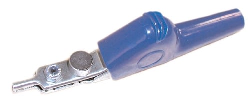 A032BL TPI Straight Bed Of Nails Clip Blue Boot Test Lead Tip