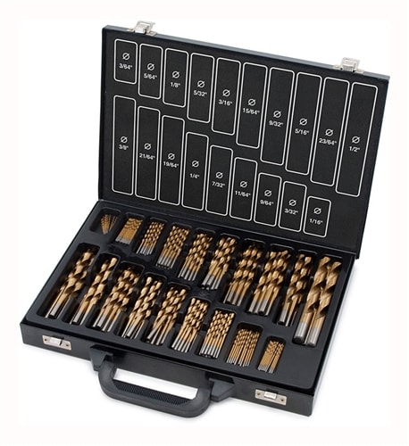 11170 Titan 170pc Titanium Coated Drill Bit Set