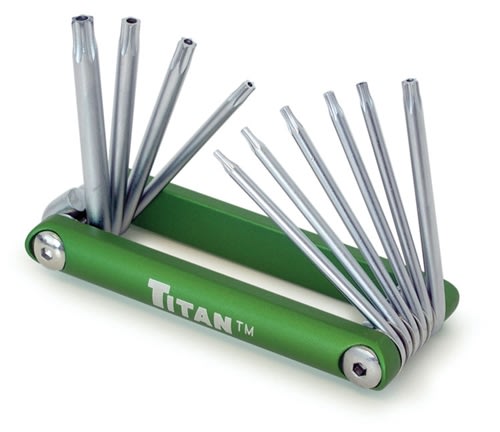 12710 Titan 10pc Tamper Resistant Star Key Set