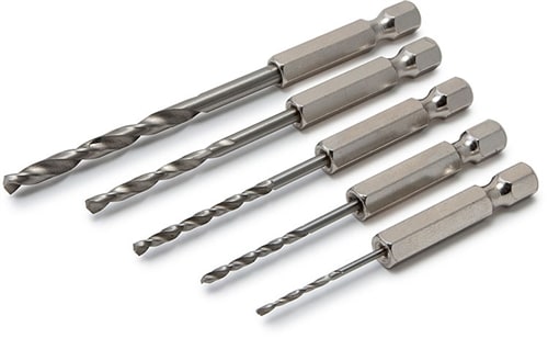 16505 Titan 5pc Hex Shank Drill Bit Set