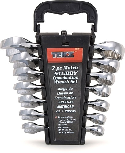 17374 Titan 7pc Metric Stubby Wrench Set