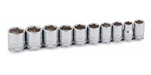 68202 Titan 10pc. 3/8in Drive Metric Standard Socket Set