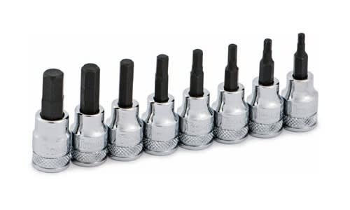 68870 Titan 8pc. 3/8in Drive SAE Hex Bit Socket Set