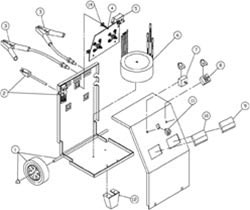 141-384 Solar OS6120 Battery Charger Parts
