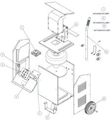 PL5100 Solar 100/60/40/15/5/425A 12/24V Fleet Wheeled Charger Parts