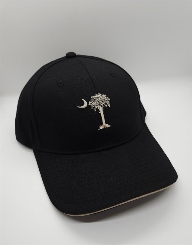 Black Palmetto Cap