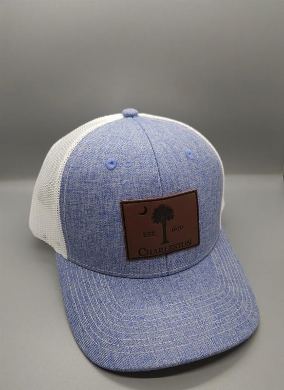 Leather Patch Blue