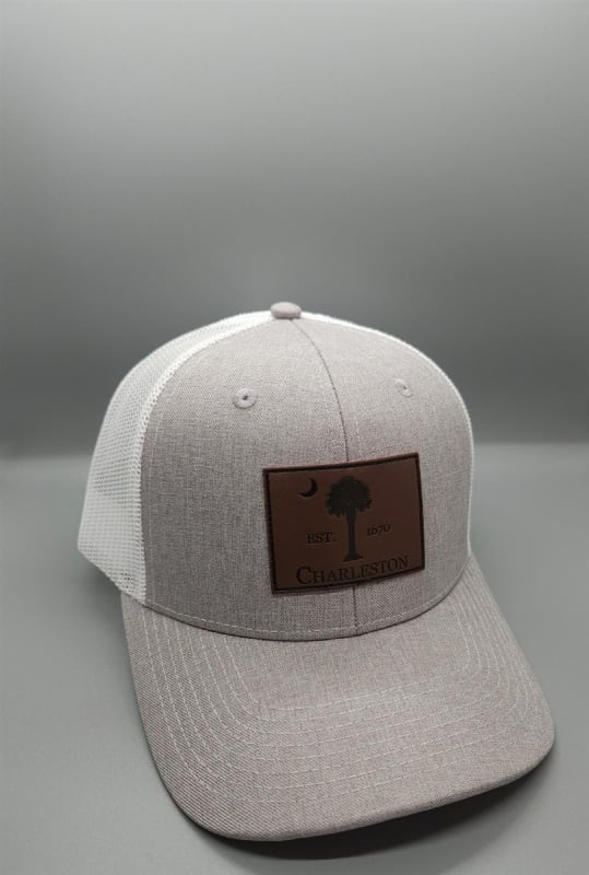 Leather Patch Grey