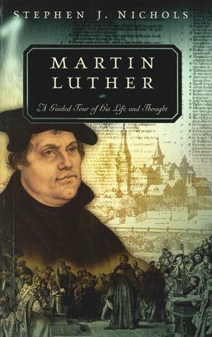 Martin Luther: A Guided Tour of His Life and Thought
by S.J. Nichols
“Those who know nothing of Luther will benefit greatly from such a readable introduction, while those more familiar with him will find Nichols’s enthusiasm infectious.”