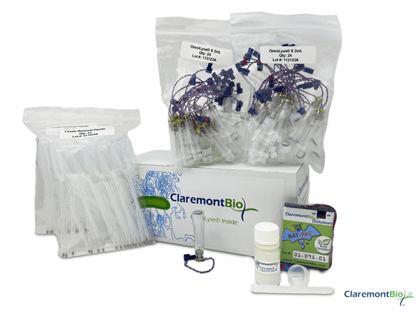 OmniLyse® X 2mL Cell Lysis Kit for Hard-to-Lyse Samples | ClaremontBio