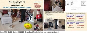 PC-CU04:  Postcard - Carpet & Upholstery Cleaning