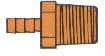 BARB 1/8 inch  X 1/4 inch MPT