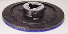 Drive block, 17 inch, plastic, 0.5 inch bristle