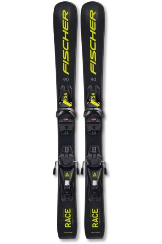 Colorado Ski Shop: Fischer RC4 Race JR (70-120) Skis W/ FS4 Colorado Ski Shop: Fischer RC4 Race JR (70-120) Skis W/ FS4