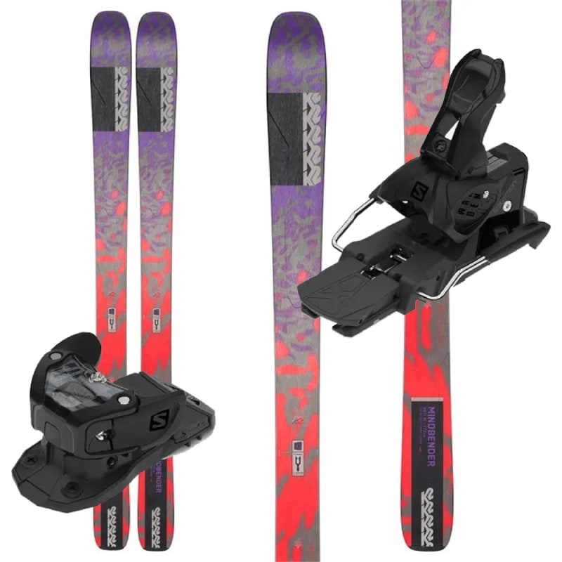 K2 Mindbender 99 Women's Skis W/ Salomon Warden 13 Bindings - 2023 - Colorado Ski Shop