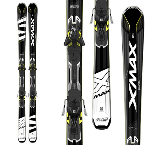 vrouwelijk redactioneel Anders Salomon X-Max X12 Skis W/ X12 Ti Bindings - 2017