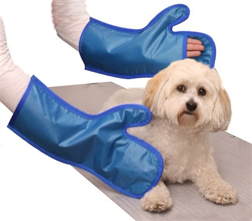 Hand X-Ray Protection<br/>Veterinary Finger Slit Mitts