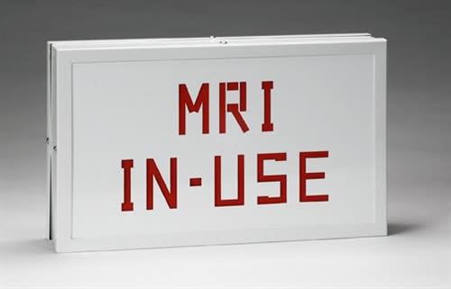 Illuminated "MRI IN USE" Sign