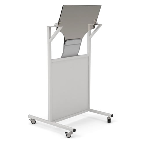 Mobile Radiation Seated Interventional Barrier<br>360 Degree Rotation