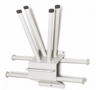 Wall Mount Apron and Glove Storage Rack<br>Bar Style