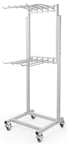 Mobile Apron Rack<br>Vest and Skirt