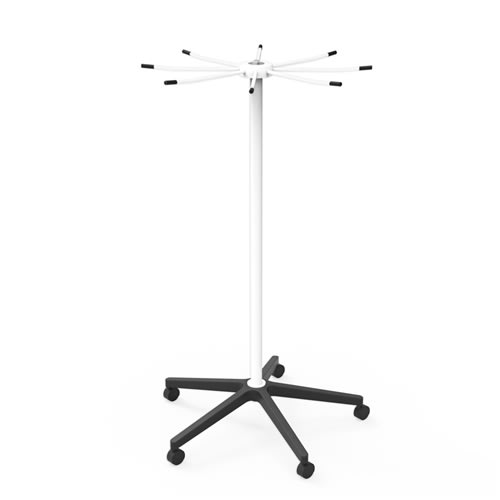 Mobile Apron Spyder Storage Rack<br>8 Peg