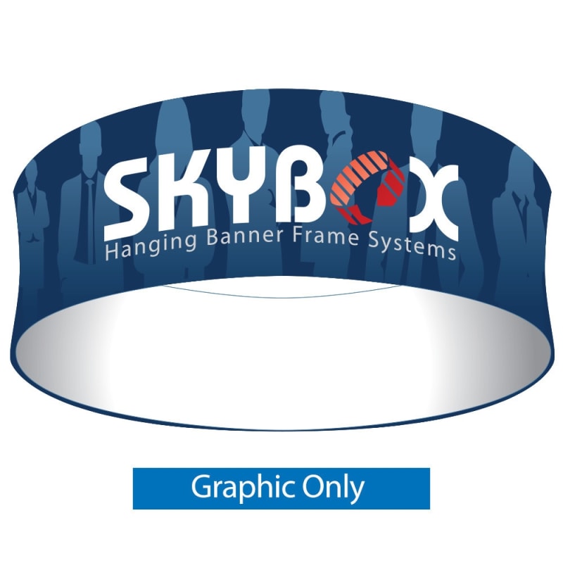 Hanging Banner 10 Ft. Circle 36 In. Graphic Only (Single-Sided)