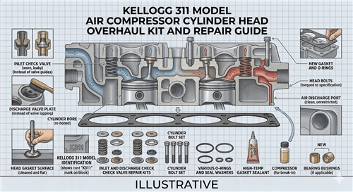 Head Overhaul Kit Model 311 Kellogg