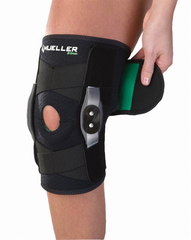 photo of Mueller Green Adjustable Hinged Knee Brace