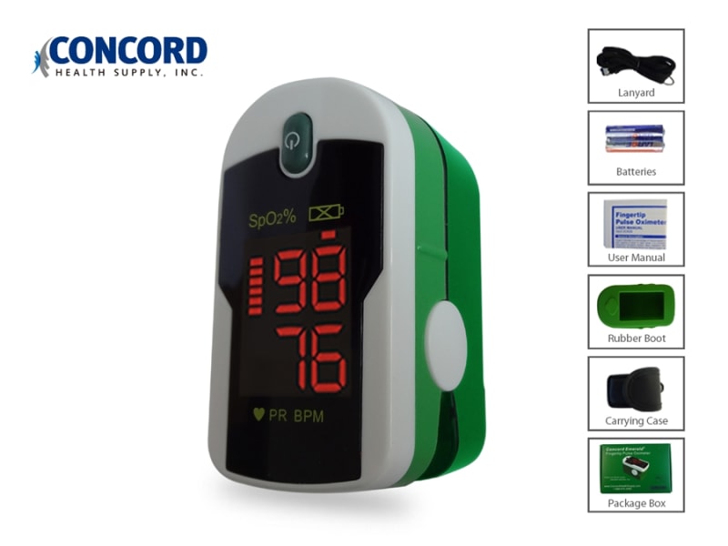 Concord Emerald Digital Fingertip Oximeter