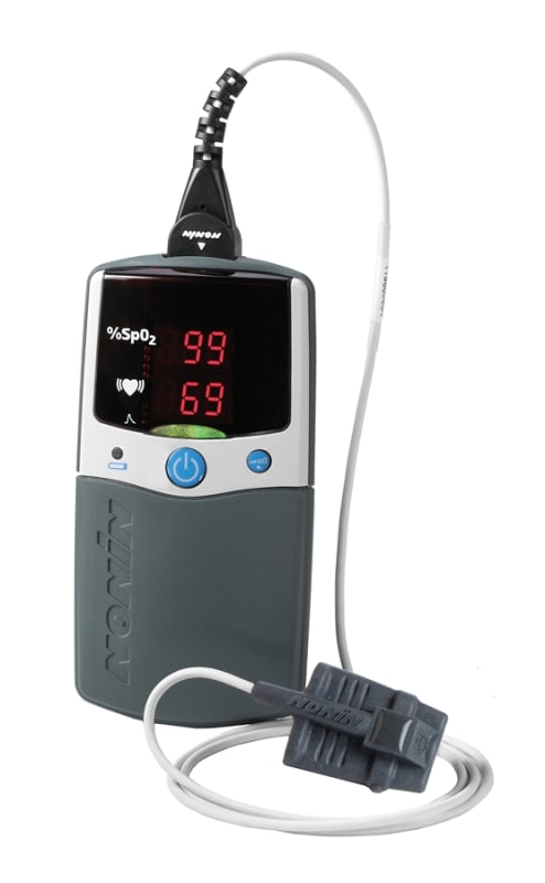 Nonin Pulse Oximeter - Fingertip with Handheld Monitor - PalmSAT 2500 Nonin Pulse Oximeter - Fingertip with Handheld Monitor - PalmSAT 2500