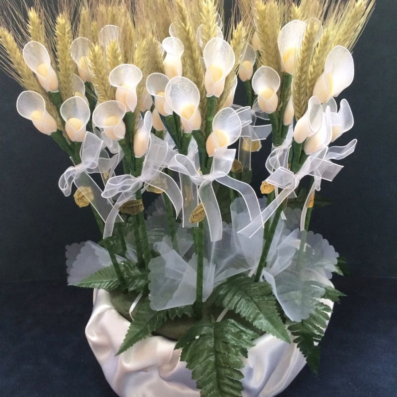 First Holy Communion Favor with Callas and Wheat