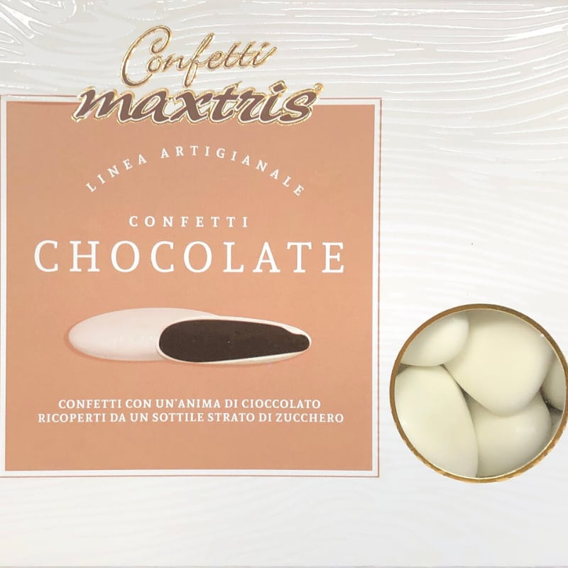 Linea Artigeanale Chocolate Heart Dragees by Confetti Maxtris